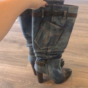 El Dante’s denim boot